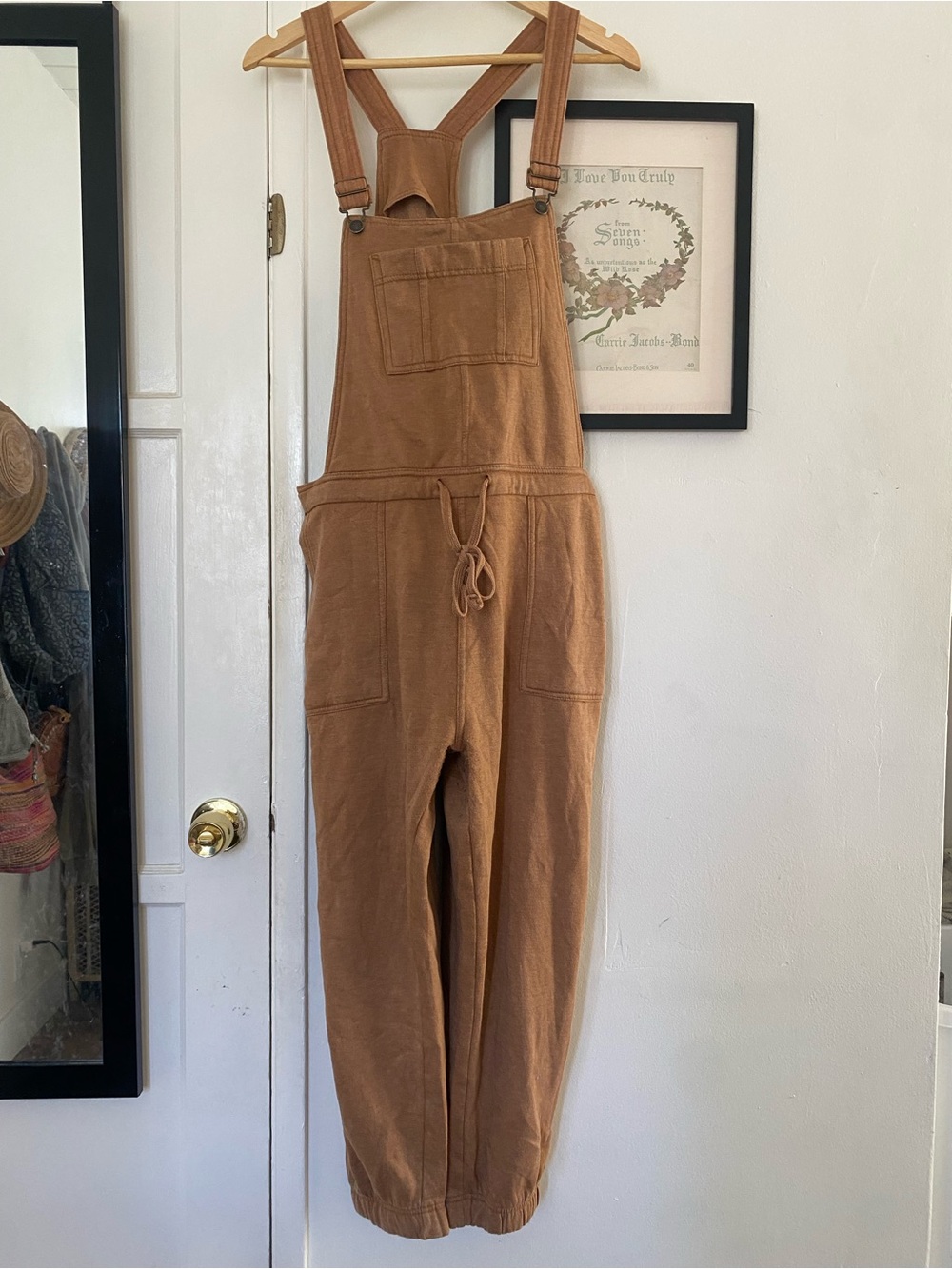 Casual Brown Overalls